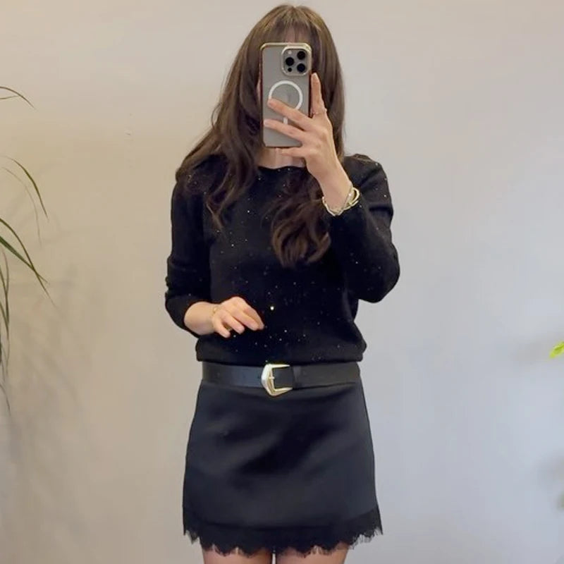 Cleo Satin Lace Culottes