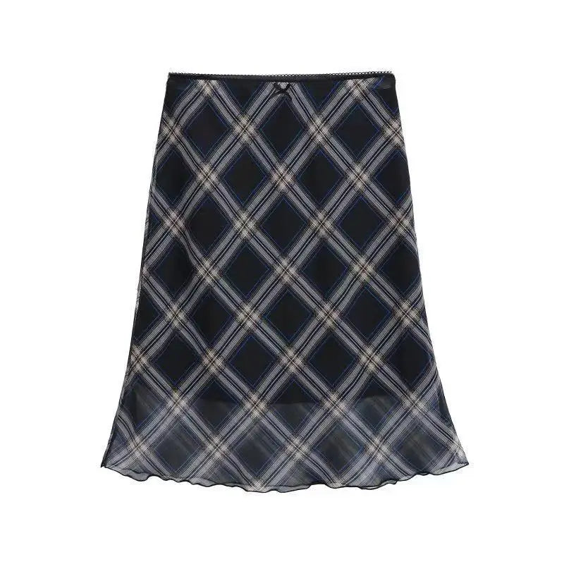 Romy Bow-Knit Polka Skirt