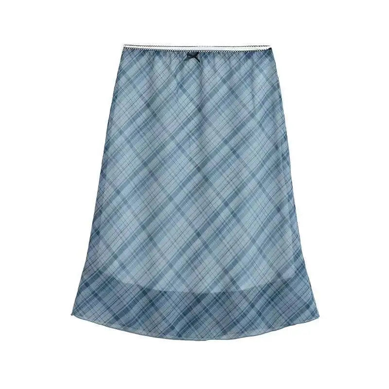 Romy Bow-Knit Polka Skirt