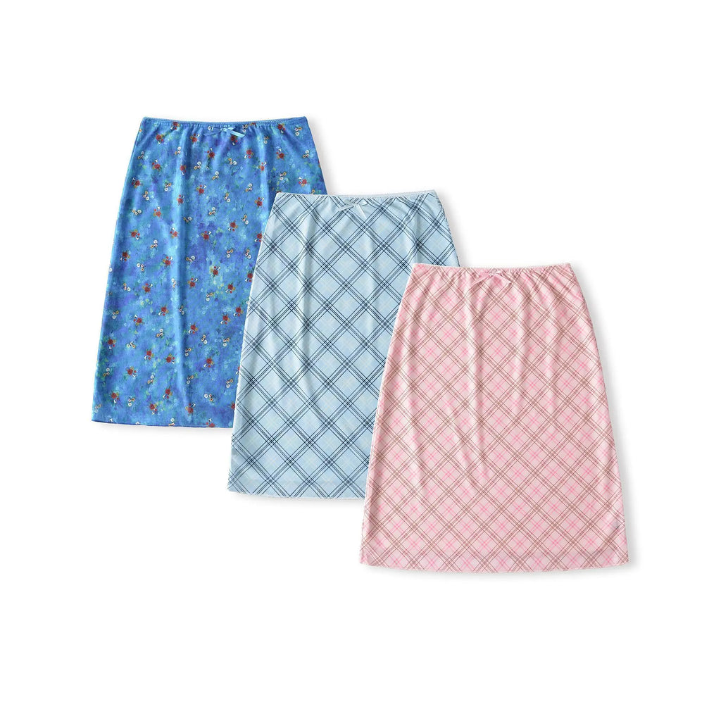 Romy Bow-Knit Polka Skirt